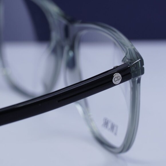 Dior DIORESSENTIALO S3I 4500 Square 55mm Eyeglasses - Transparent Grey - Picture 9 of 10